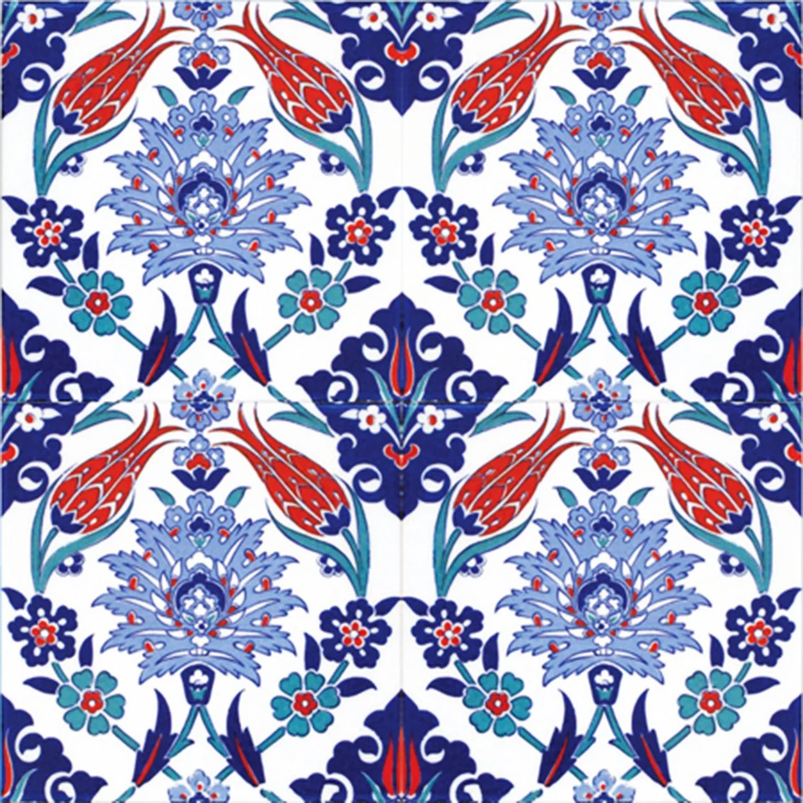 20x20 cm Çini Karo D-4